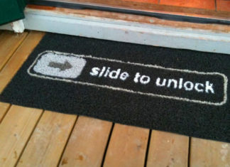 Paillasson sur mesure pour un hôtel, restaurant et boutique